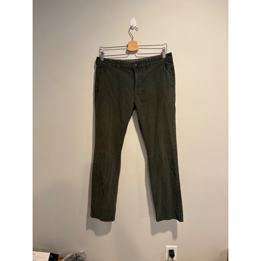 Bullhead Mens Slim Fit Chino Pants Olive Green 31x32 California Republic
